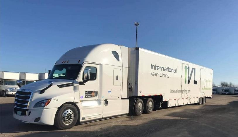 International Van Lines moving trucks
